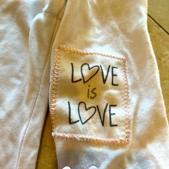 Peace Love World White Jacket” You and Me”-Small - Picture 3 of 8